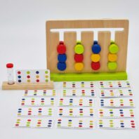 TOOKY-TOY-Gra-Logiczna-Ukladanka-na-Czas-Kolory-30-Wzorow-18-el-2