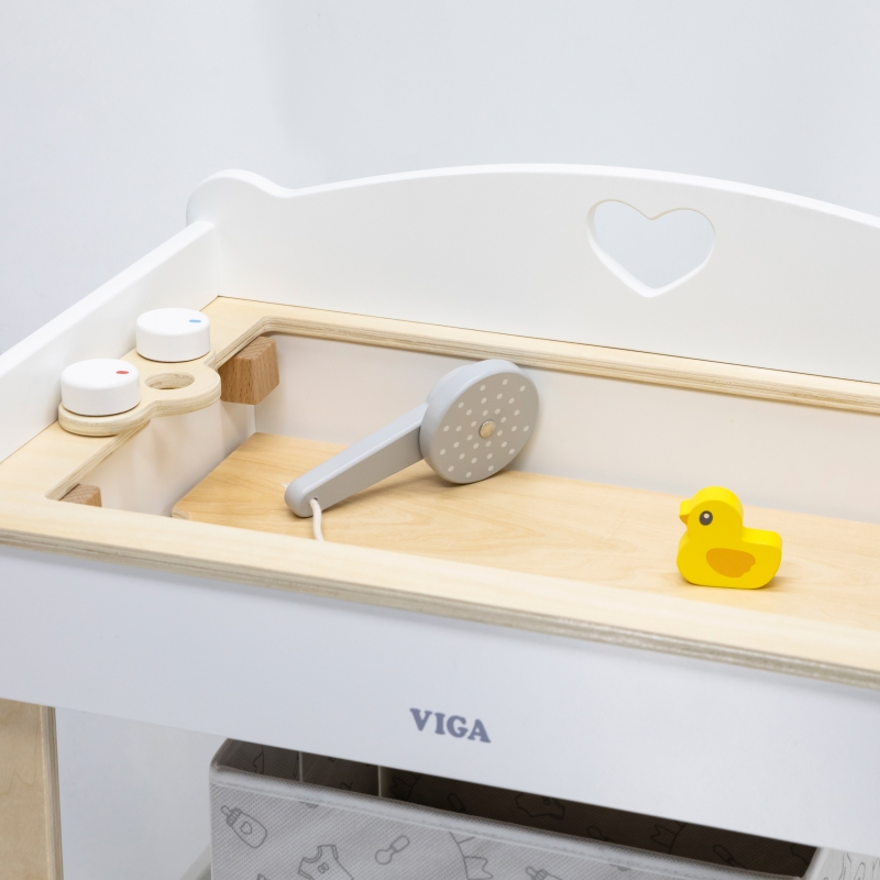 VIGA-Drewniany-Przewijak-2w1-Wanienka-dla-Lalek-2