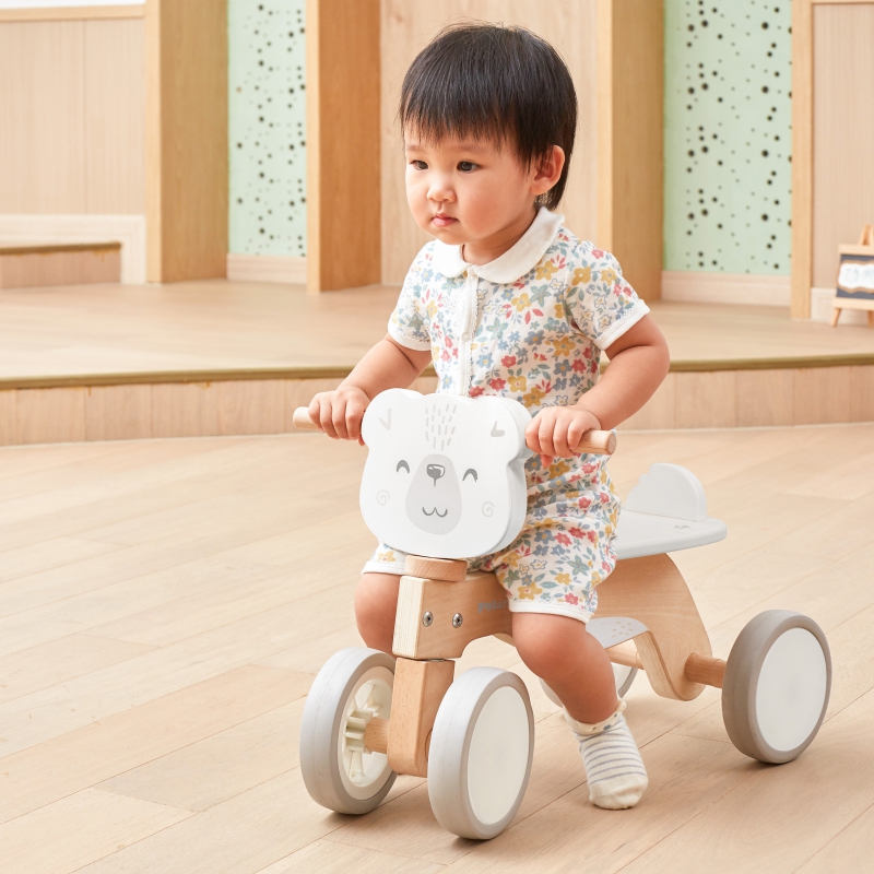 VIGA-PolarB-Drewniany-Jezdzik-Mis-Polarny-Miekkie-Kola-1