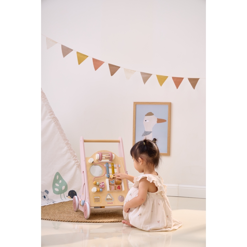 VIGA-PolarB-Drewniany-Pchacz-Chodzik-Rozowy-Edukacyjny-1