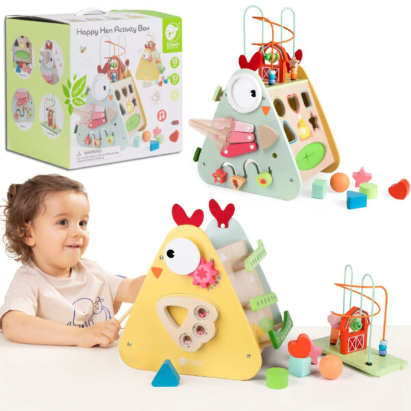 pinobambino-Kostka Montessori 10w1 Szczęśliwa Farma XXL pinobambino-Kostka Montessori 10w1 Szczęśliwa Farma XXL
