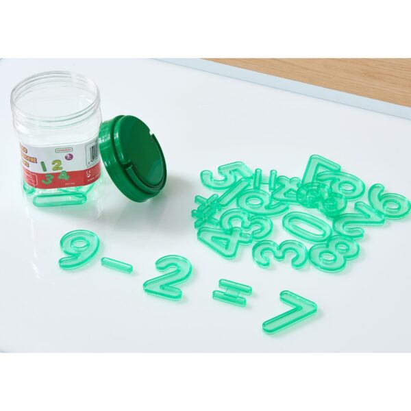 pinobambino Przezroczyste Liczby Do Panelu Swietlnego LED STEM 1 Główna zabawki drewniane montessori