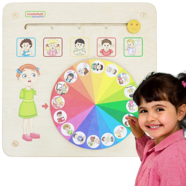 pinobambino-Tablica Edukacyjna Nauka Emocji Zarządzanie Emocjami Montessori