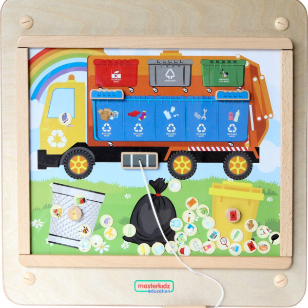 pinobambino-Tablica Edukacyjna Segregacja Odpadów Montessori