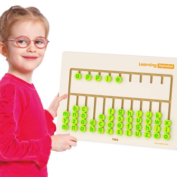 pinobambino-Toys Tablica Sensoryczna Nauka Alfabetu