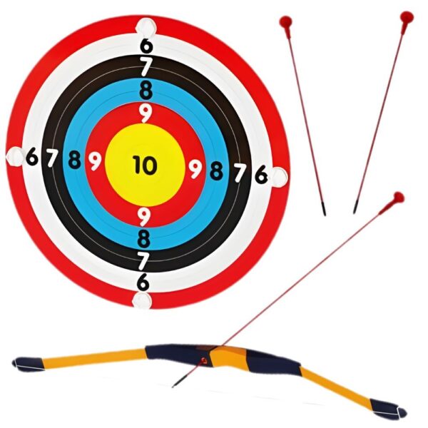 pinobambino-Zestaw Łucznika Do Tablicy STEM Łuk + Tarcza + Strzały