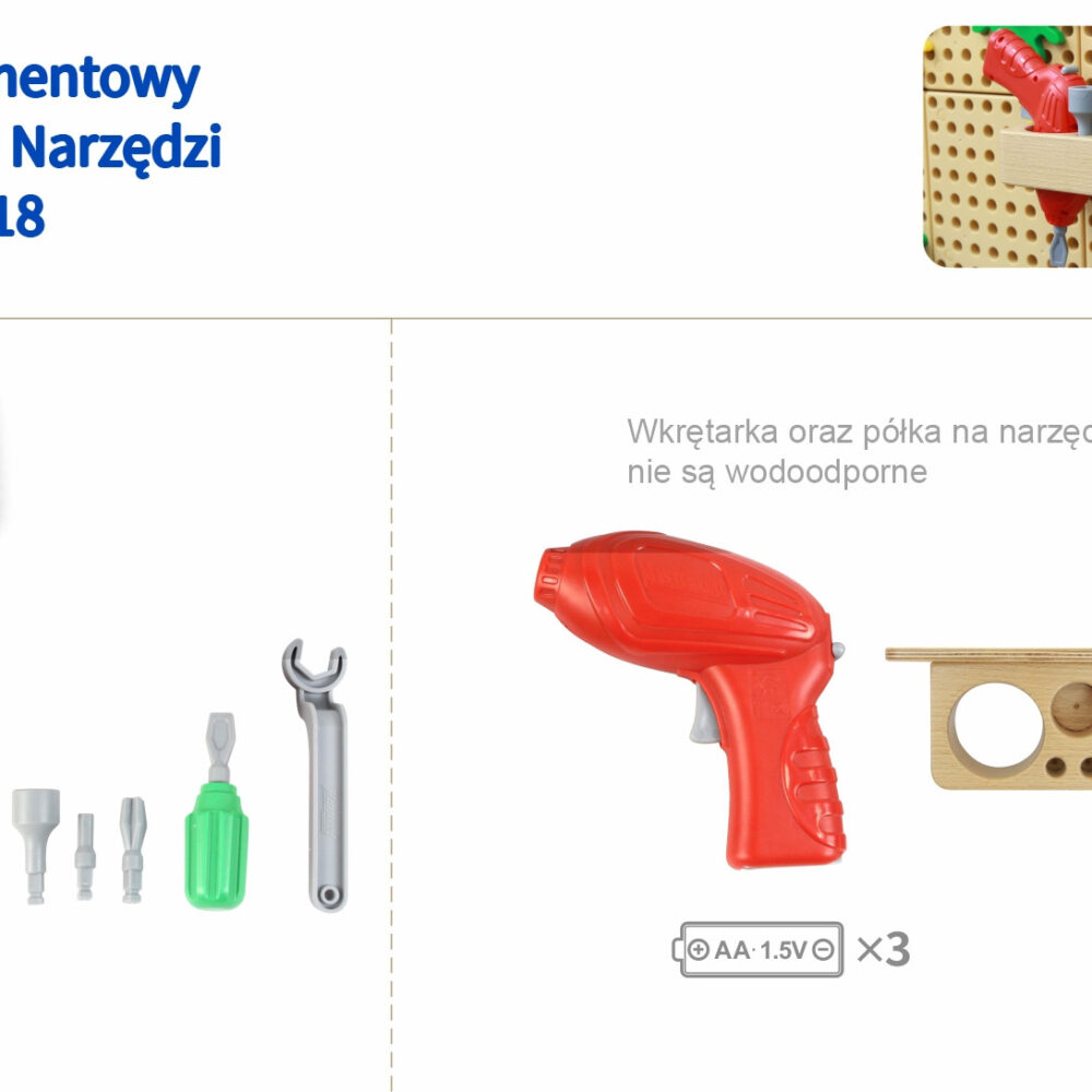 pinobambino-Zestaw-Narzedzia-Z-Wkretarka-8-Elementow-Do-Tablicy-Naukowo-Kreatywnej-STEM-1 Zestaw Narzędzia Z Wkrętarką 8 Elementów Do Tablicy Naukowo-Kreatywnej STEM